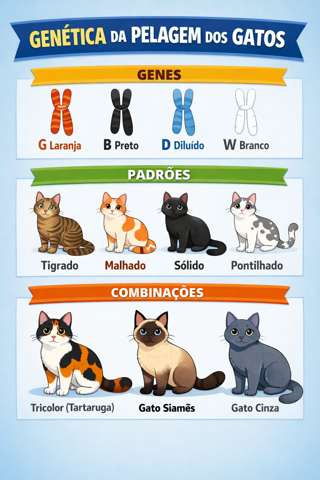 Todo gato amarelo é macho e tricolor é fêmea? • Bichos Online